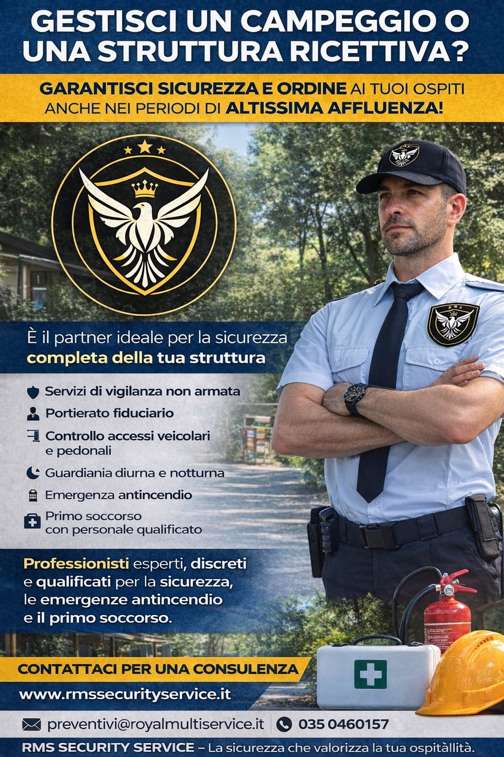 🔐 Security & Safety per Campeggi e Resort Premium