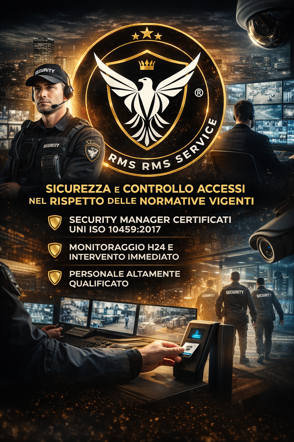 RMS SECURITY SERVICE: progettare sicurezza e controllo accessi nel pieno rispetto delle normative vigenti